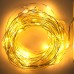 Гирлянда светодиодная на проволочной нити 3,5м желтая (тёплый свет)