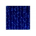 Гирлянда светодиодная Штора на Белом проводе, ширина 1,5м * высота 1,5м, 240л, синяя